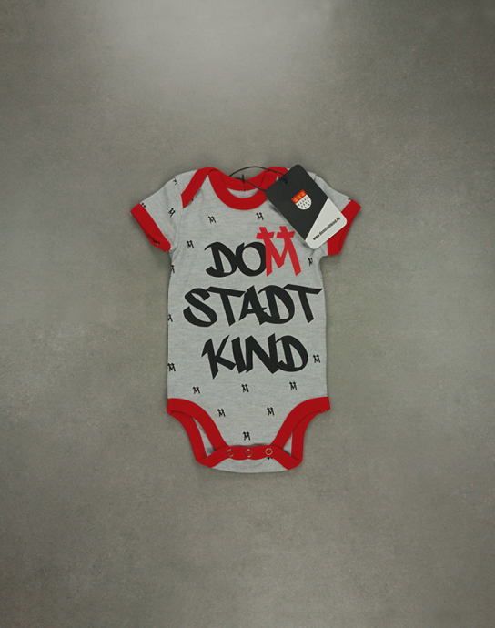 Domstadtkind Babybody kurzarm allover