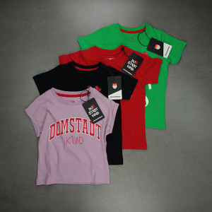 Kinder Shirt Domstadtkind grün 110/116