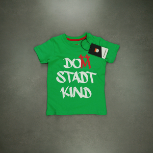 Kinder Shirt Domstadtkind grün 134/146