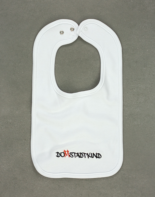 Baby Lätzchen Domstadtkind weiss