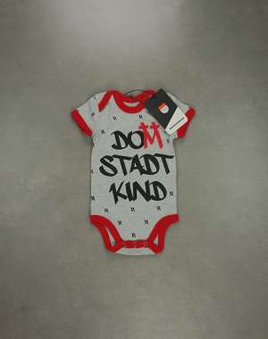 Domstadtkind Babybody kurzarm allover 3 - 6 Monate