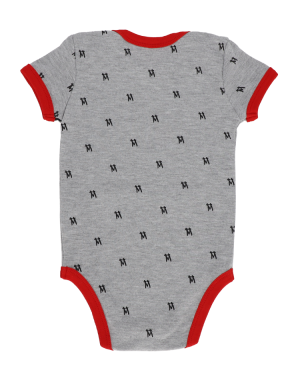 Domstadtkind Babybody kurzarm allover 3 - 6 Monate