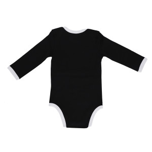 Domstadtkind Babybody langarm schwarz 3 - 6 Monate