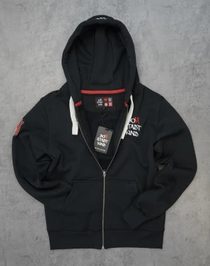 Domstadtkind Premium Zipper Hoodie schwarz mit...