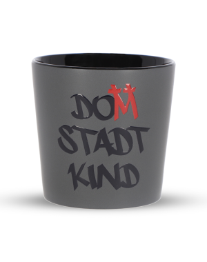 Domstadtkind Köln Tasse anthrazit matt