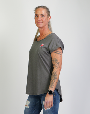 Damen Shirt Kölner Dom mit zweifarbigem 3D Druck Nord/Süd Turm