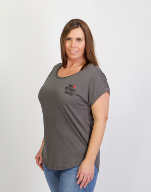 Damen Shirt Domstadtkind mit dreizeiligem Logo 3D