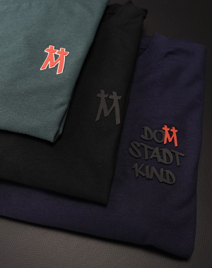 Damen Shirt Domstadtkind mit dreizeiligem Logo 3D