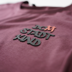 Damen Shirt Domstadtkind mit dreizeiligem Logo 3D weiß XS
