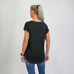 Damen Shirt Domstadtkind mit dreizeiligem Logo 3D schwarz M