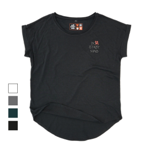 Damen Shirt Domstadtkind mit dreizeiligem Logo 3D schwarz M