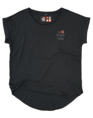 Damen Shirt Domstadtkind mit dreizeiligem Logo 3D schwarz XL