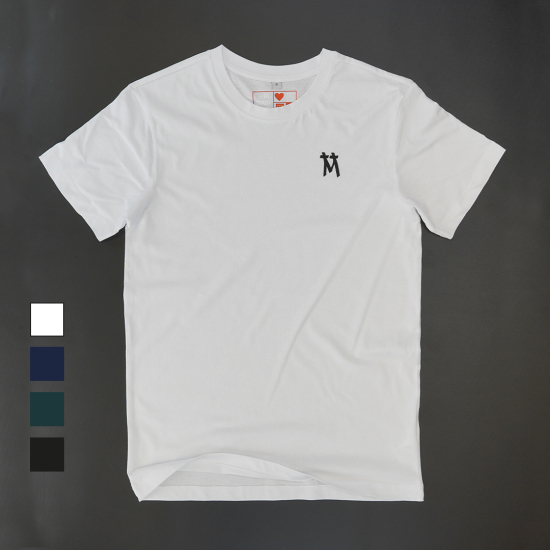 Basic Shirt light Kölner Dom mit einfarbigem 3D Druck Nord/Süd Turm weiß XL