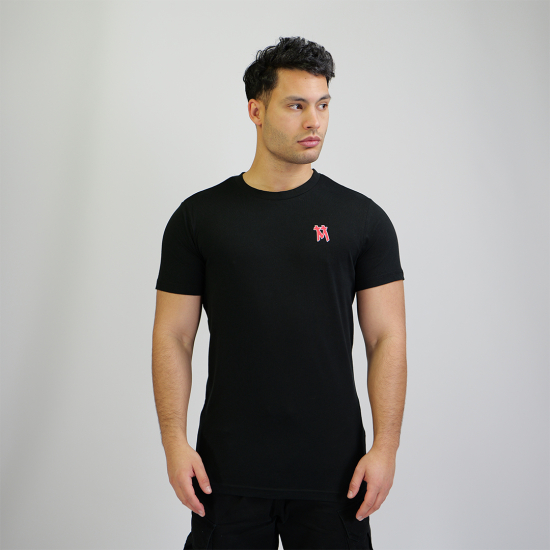 Basic Shirt light Kölner Dom mit zweifarbigem 3D Druck Nord/Süd schwarz L