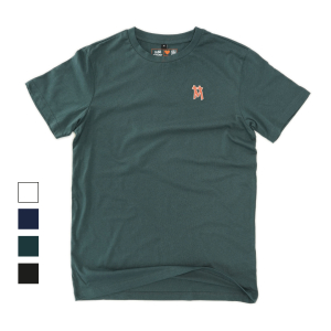 Basic Shirt light Kölner Dom mit zweifarbigem 3D Druck Nord/Süd dunkel grün L