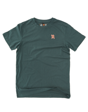Basic Shirt light Kölner Dom mit zweifarbigem 3D Druck Nord/Süd dunkel grün 4XL