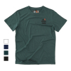 Basic Shirt light Domstadtkind mit dreizeiligem Logo 3D dunkel grün M