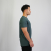 Basic Shirt light Domstadtkind mit dreizeiligem Logo 3D dunkel grün M