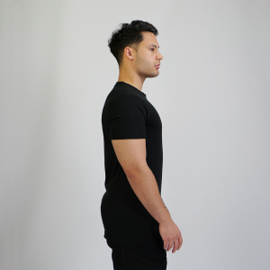 Basic Shirt light Domstadtkind mit dreizeiligem Logo 3D schwarz L