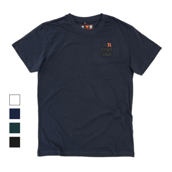 Basic Shirt light DOMSTADTKIND mit dreizeiligem Logo 3D navy L