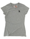 Damen Basic Shirt light Kölner Dom mit einfarbigem 3D Druck Nord/Süd Turm