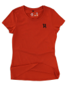 Damen Basic Shirt light Kölner Dom mit einfarbigem 3D Druck Nord/Süd Turm