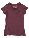 Damen Basic Shirt light Kölner Dom mit einfarbigem 3D Druck Nord/Süd Turm