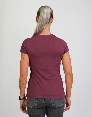 Damen Basic Shirt light Kölner Dom mit zweifarbigem 3D Druck Nord/Süd Turm