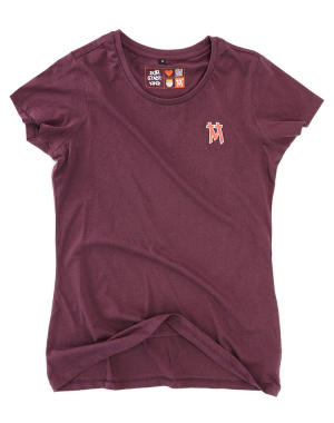 Damen Basic Shirt light Kölner Dom mit zweifarbigem 3D Druck Nord/Süd Turm
