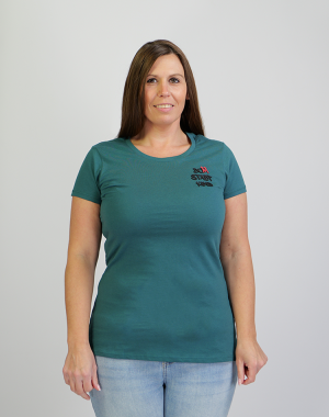 Damen Basic Shirt light Domstadtkind mit dreizeiligem Logo 3D