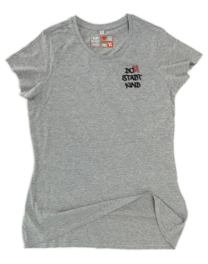 Damen Basic Shirt light Domstadtkind mit dreizeiligem Logo 3D