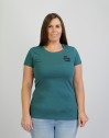 Damen Basic Shirt light Domstadtkind mit dreizeiligem Logo 3D