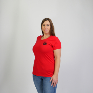 Damen Basic Shirt light Domstadtkind mit dreizeiligem...