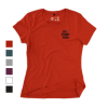 Damen Basic Shirt light Domstadtkind mit dreizeiligem Logo 3D rot XXL