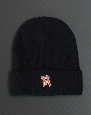 Beanie schwarz mit Umschlag Domstadtkind Logo gestickt