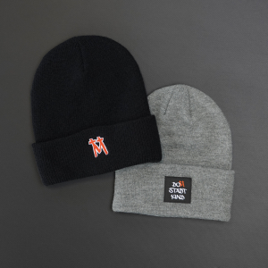 Beanie schwarz mit Umschlag Domstadtkind Logo gestickt