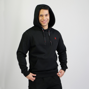 Domstadtkind Hoody basic all black XL