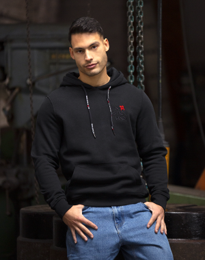 Domstadtkind Hoody basic all black 4XL