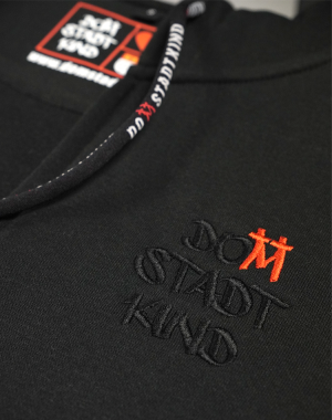 Domstadtkind Hoody basic all black 4XL