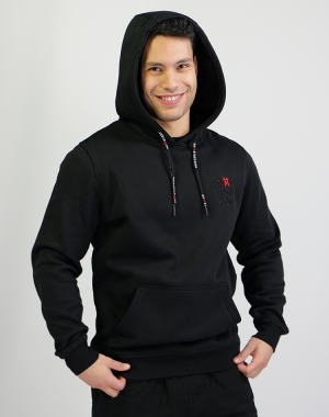 Domstadtkind Hoody basic all black 4XL