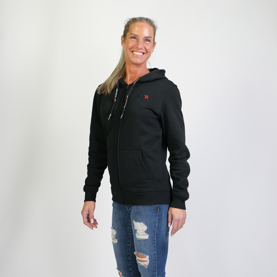Domstadtkind Zipper basic all black 3XL