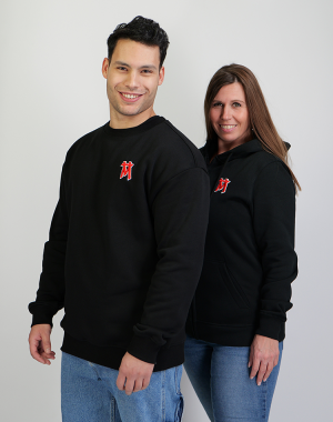 Domstadtkind Sweater basic 3D Logo black 4XL
