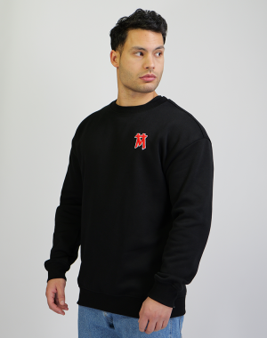 Domstadtkind Sweater basic 3D Logo black 4XL