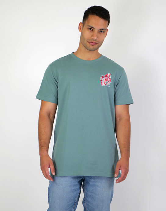 T-Shirt Jode Vibes Only dusty blue L