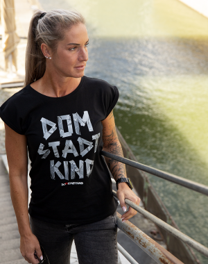 T-Shirt Damen Domstadtkind Tape