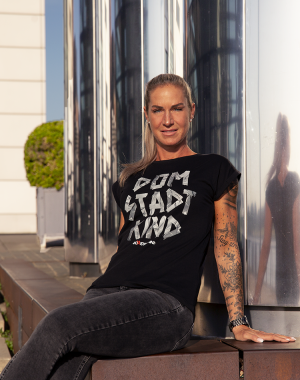 T-Shirt Damen Domstadtkind Tape