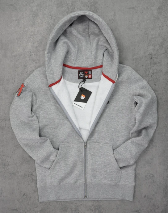 Domstadtkind Premium Zipper Hoodie grau