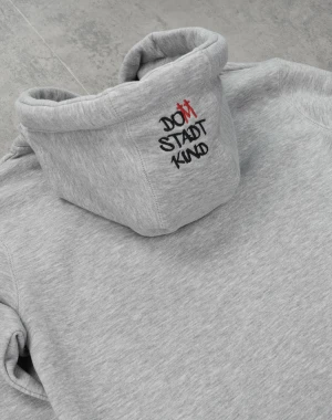 Domstadtkind Premium Zipper Hoodie grau