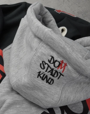 Domstadtkind Premium Zipper Hoodie grau
