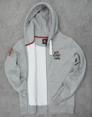 Domstadtkind Premium Zipper Hoodie grau